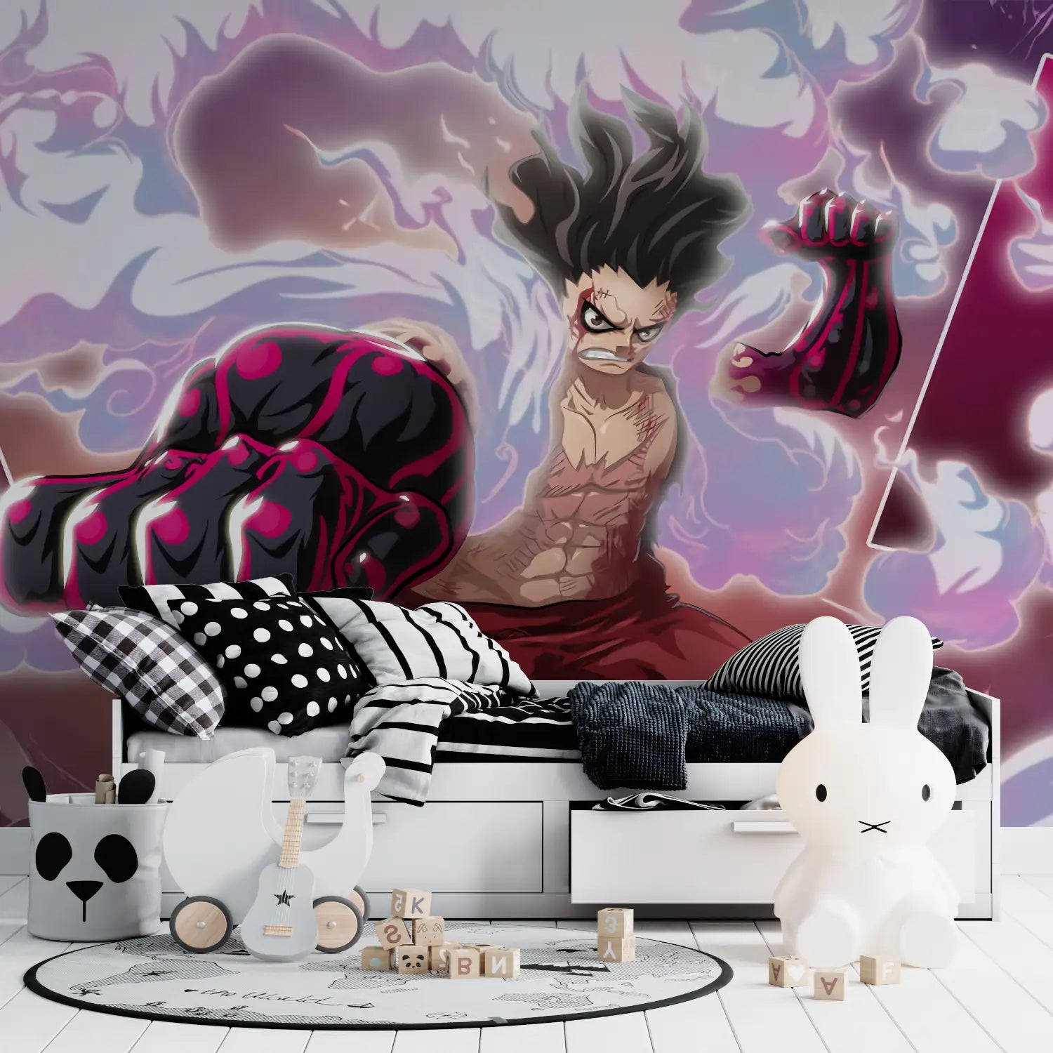 Papier Peint One Piece Violet - pano anime