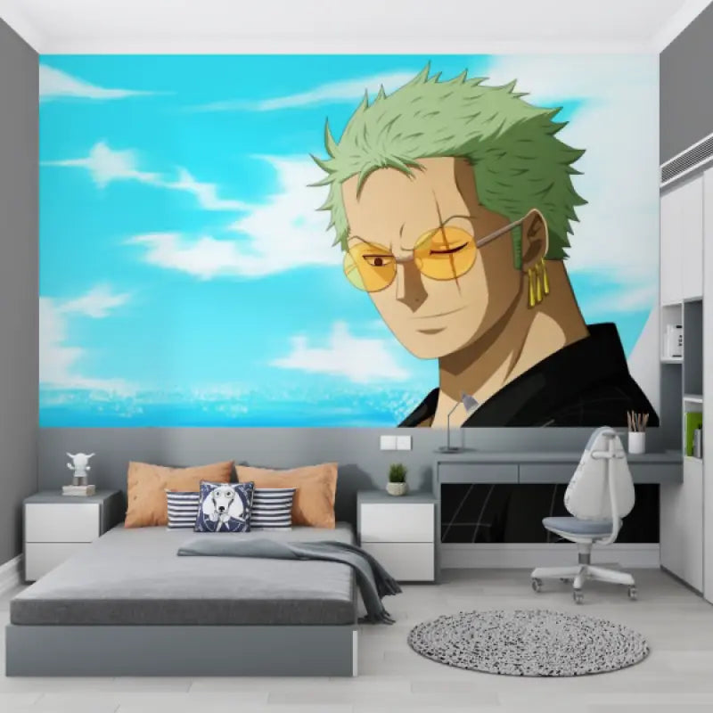 Papier Peint One Piece Zoro - chambre petit