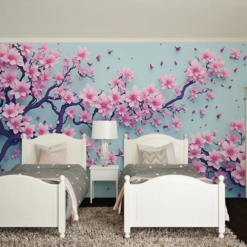 Panoramic Cherry Blossom Wallpaper - Second Image