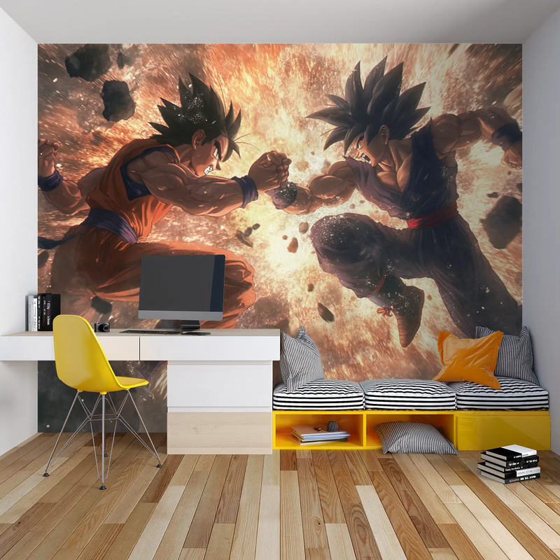 Papier Peint Son Goku Combat - tapisserie spiderman