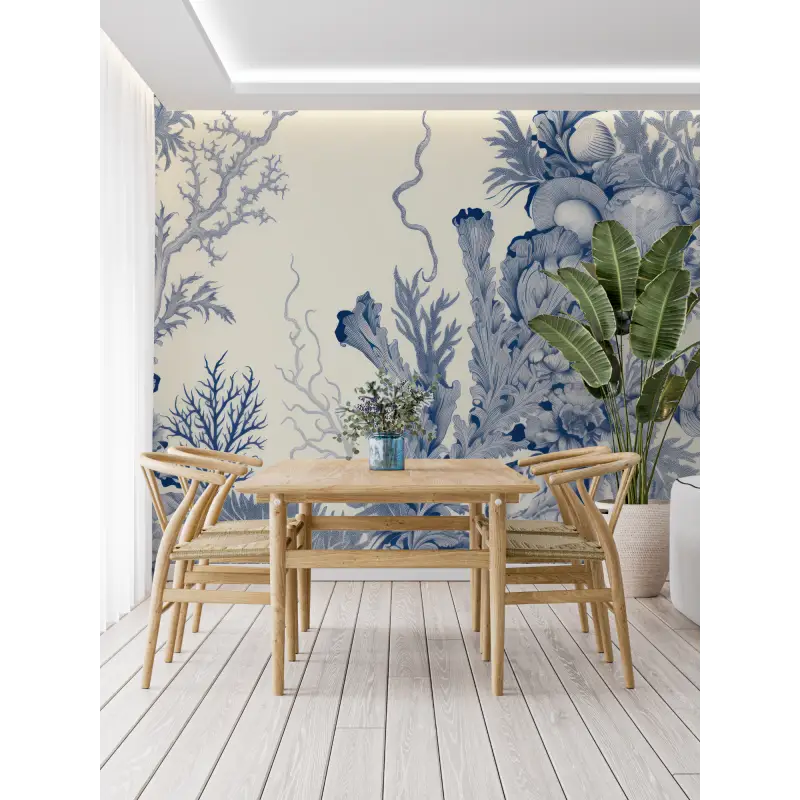 Toile De Jouy Marine Theme Wallpaper - Second Image