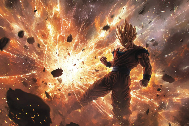 Papier Peint Vegeta Explosion