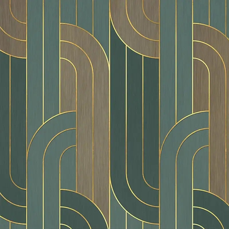 Green Living Room Wallpaper