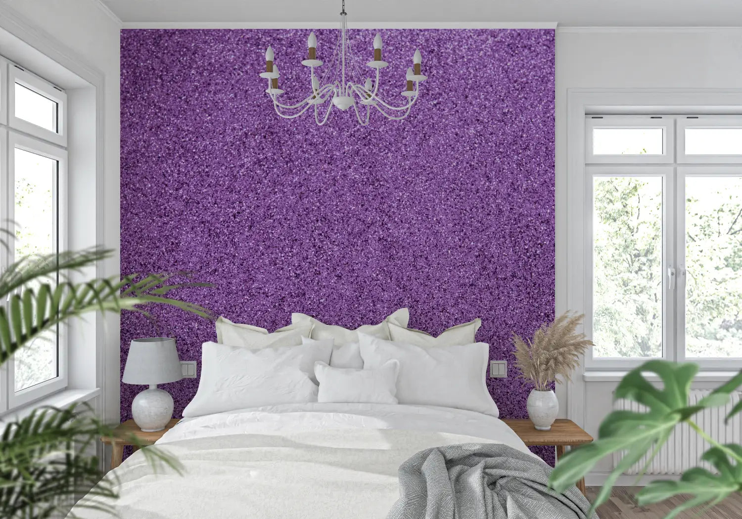 Purple Glitter Wallpaper - Second Image