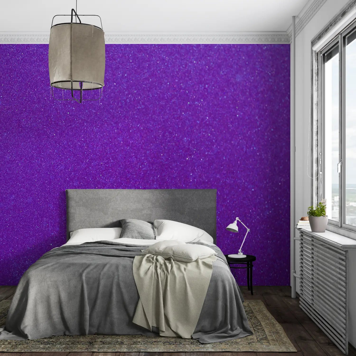 Purple Glitter Wallpaper - Second Image