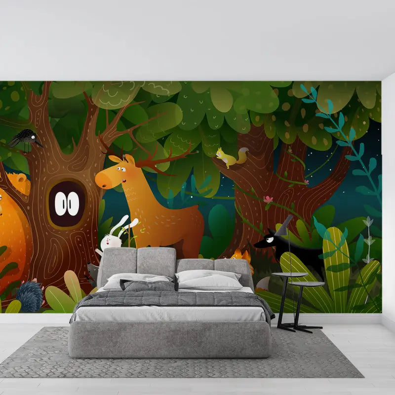 Children's Forest Panoramic Wallpaper - Second Image