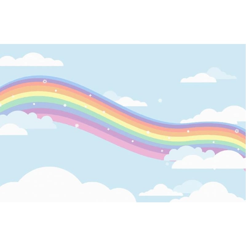 Pastel Rainbow Wallpaper - Second Image