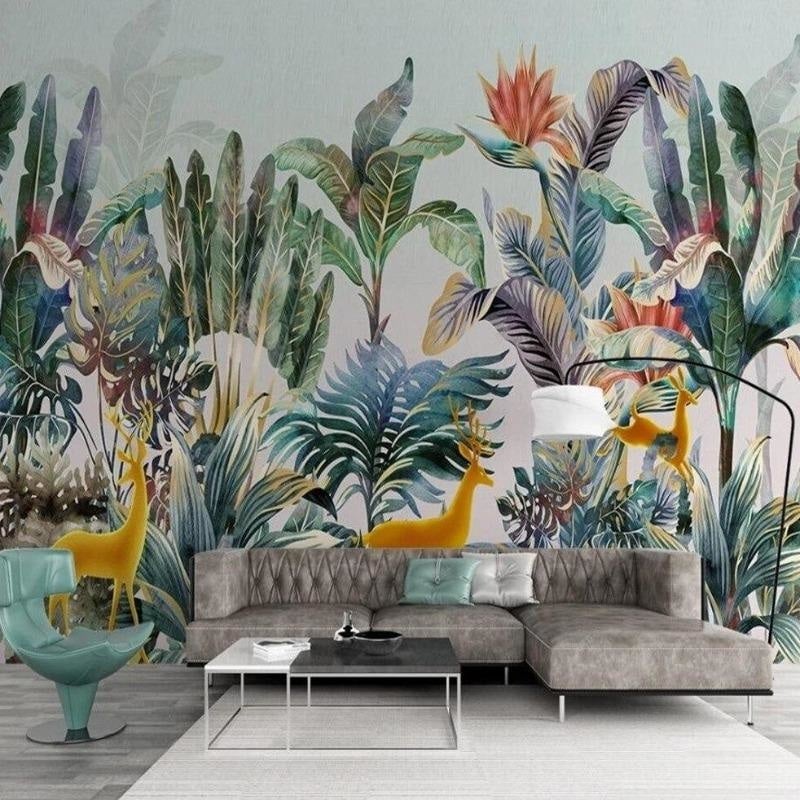 Papier Peint Tropical Chic