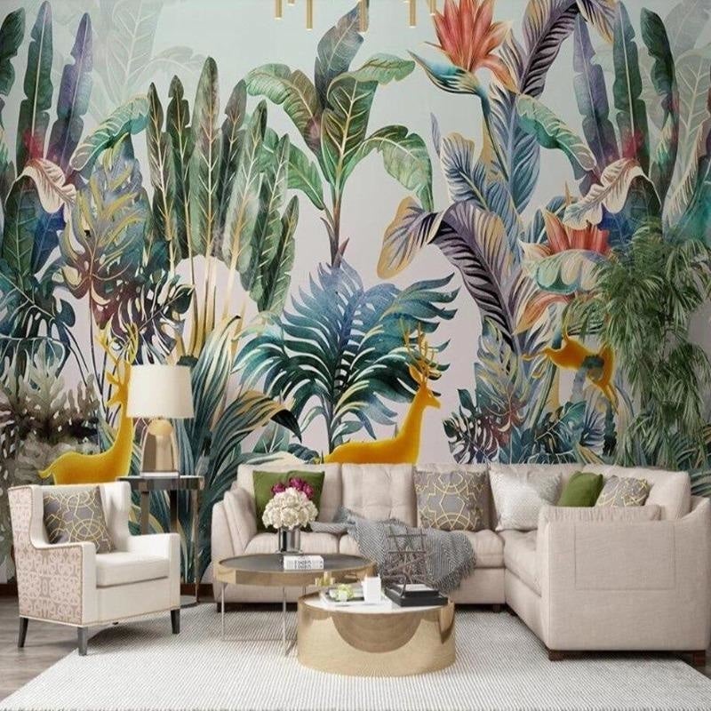 Papier Peint Tropical Chic