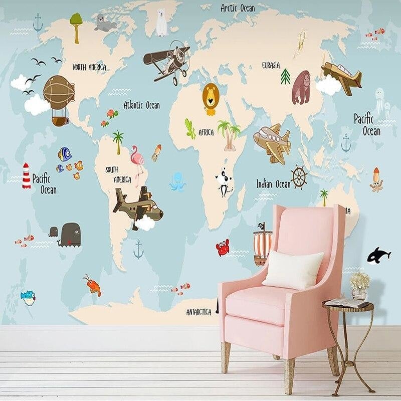 Mapp World Wandteppich - Second Image