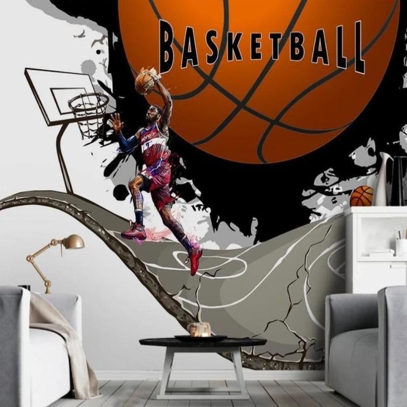 Tapisserie Murale Basket Ball - Second Image